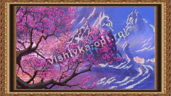 «Светлица» рисунок на ткани для вышивания бисером К-054 «Дерево желаний» 38,3*21,6см (1шт) цвет:К-054