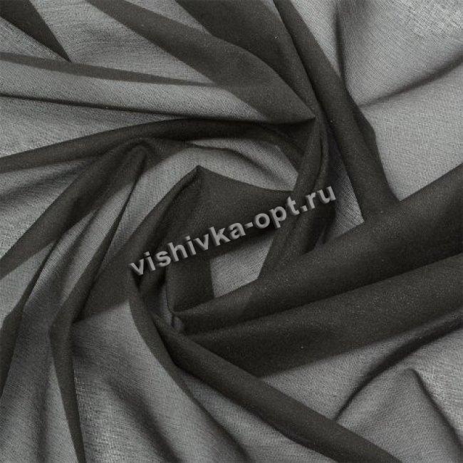 Дублерин клеевой эластичный для легких тканей, шифона плотность 18г/кв.м (1,5*100м) цвет:черный