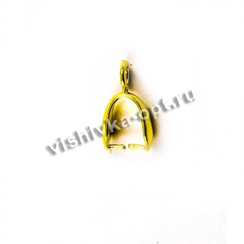 Крепление для кулона FS3610 12*4мм (1000шт) цвет:золото