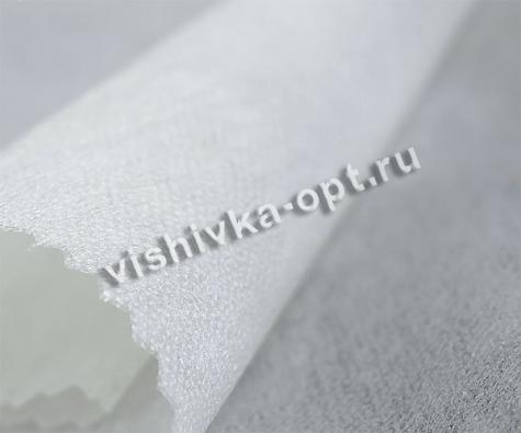 Флизелин клеевой точечный SD76630 плотность 40г/кв.м 100% ПЭ (0,9*1м) цвет:белый