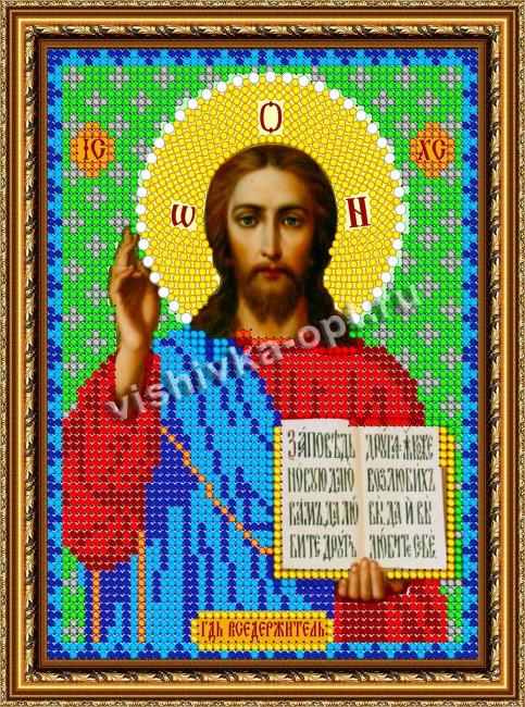 «Светлица» набор для вышивания бисером 7363М «Иисус» бисер Китай 12*16см (1шт) цвет:7363М