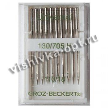Набор игл "GROZ-BECKERT" стандарт № 110 для бытовых швейных машин (1уп*10шт) цвет:110