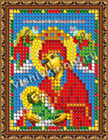 «Светлица» рисунок на ткани для вышивания бисером 394Л «Прсв. Богородица Млекопитательница» 6*7,5см (5шт) цвет:394Л