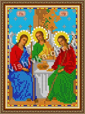 «Светлица» рисунок на ткани для вышивания бисером 331М «Св. Троица» 12*16см (1шт) цвет:331М