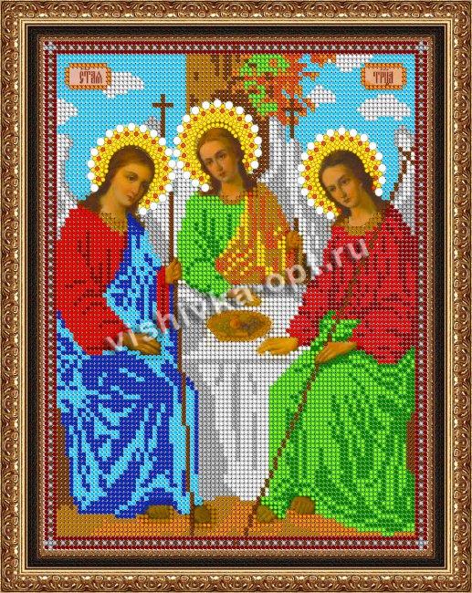«Светлица» рисунок на ткани для вышивания бисером 331 «Св. Троица» 19*24см (1шт) цвет:331