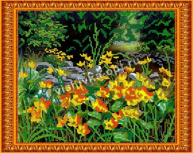 «Светлица» рисунок на ткани для вышивания бисером К-187 «Весенний лес» 24*19см (1шт) цвет:К-187