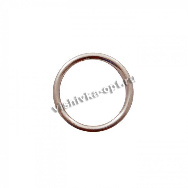 Кольцо металл №8069 литое 30/37мм (10шт) цвет:м. серебро