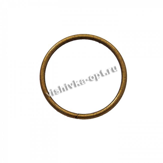 Кольцо металл №8071 сварное 40/46мм (10шт) цвет:оксид