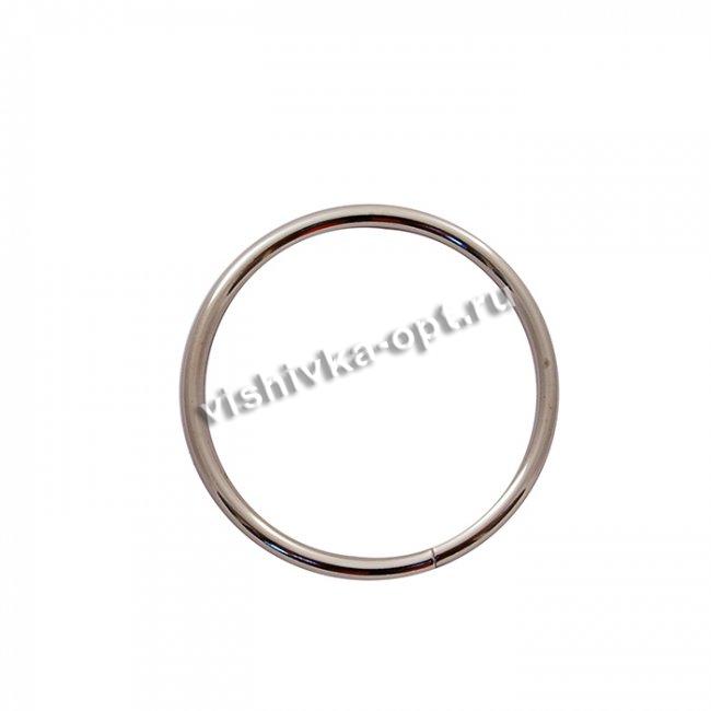 Кольцо металл №8072 разъемное 20/24мм (1000шт) цвет:никель