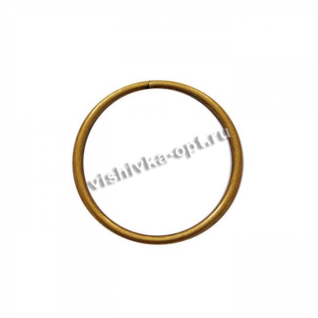 Кольцо металл №8072 разьемное 35/41мм (10шт) цвет:оксид