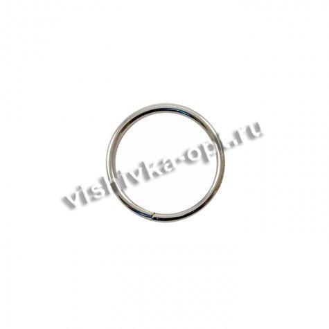 Кольцо металл №8071 сварное 30/34мм (50шт) цвет:т.никель