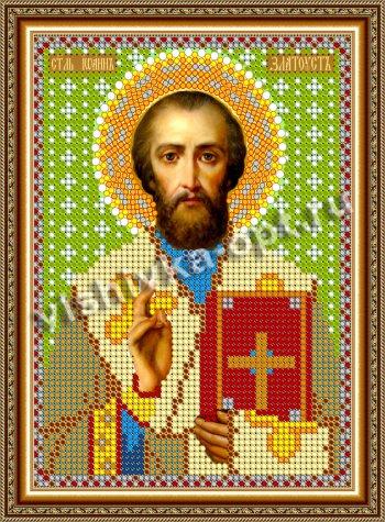 «Светлица» рисунок на ткани для вышивания бисером 770М «Св. Иоанн» 12*16см (1шт) цвет:770М