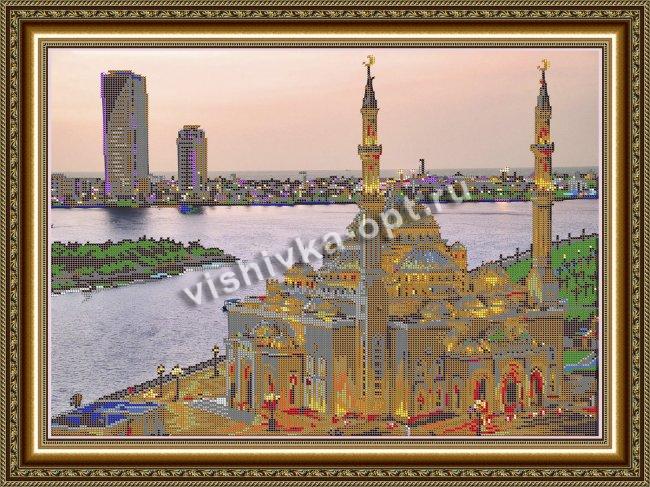 «Светлица» рисунок на ткани для вышивания бисером К-257 «Мечеть» 48*38см (1шт) цвет:К-257
