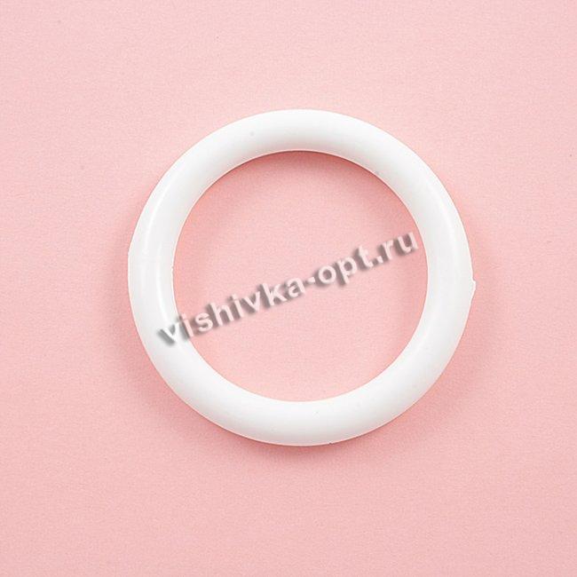 Кольцо для штор №8752 пластик d 38мм (100шт) цвет:124-молочный