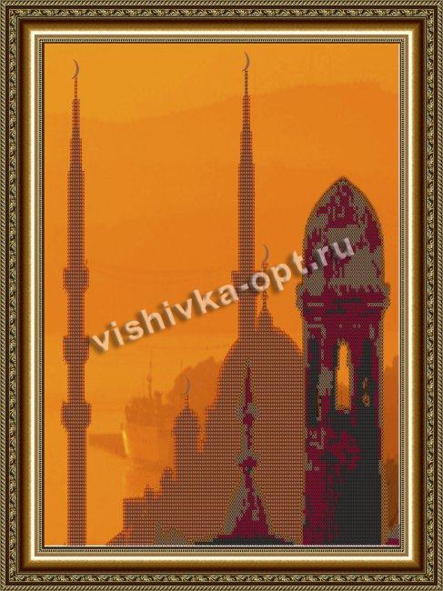 «Светлица» набор для вышивания бисером №069 «Мечеть» бисер Чехия 31,8*29,5см (1шт) цвет:069