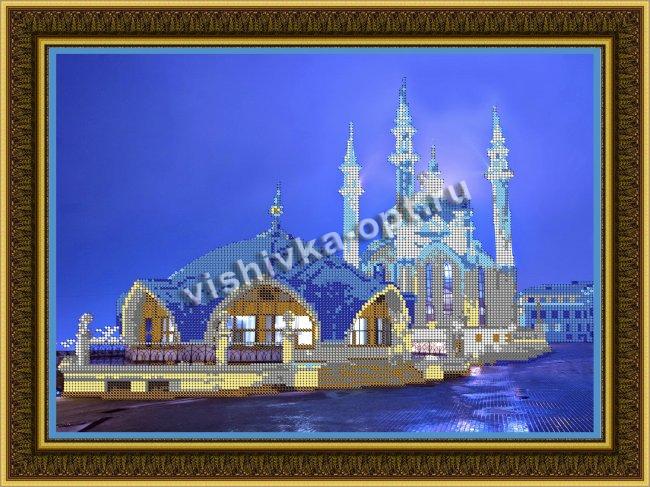 «Светлица» рисунок на ткани для вышивания бисером К-384 «Мечеть» 38*30см (1шт) цвет:К-384