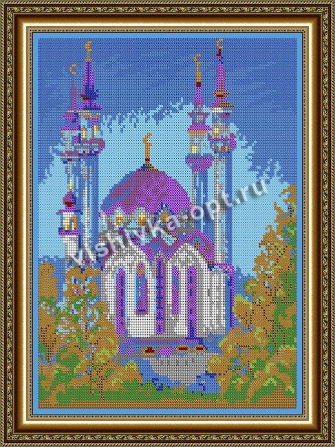 «Светлица» набор для вышивания бисером №454П «Мечеть» бисер Чехия 24*30см (1шт) цвет:454П