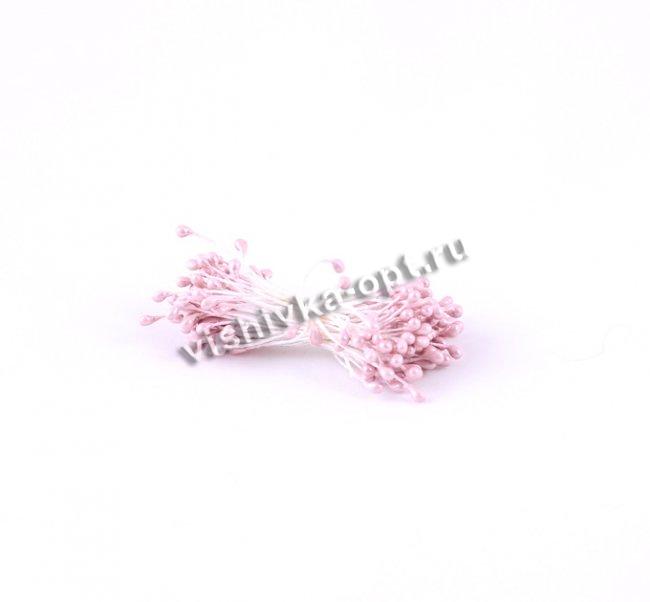 Тычинки средние двусторонние (100шт) цвет:274-св.розовый