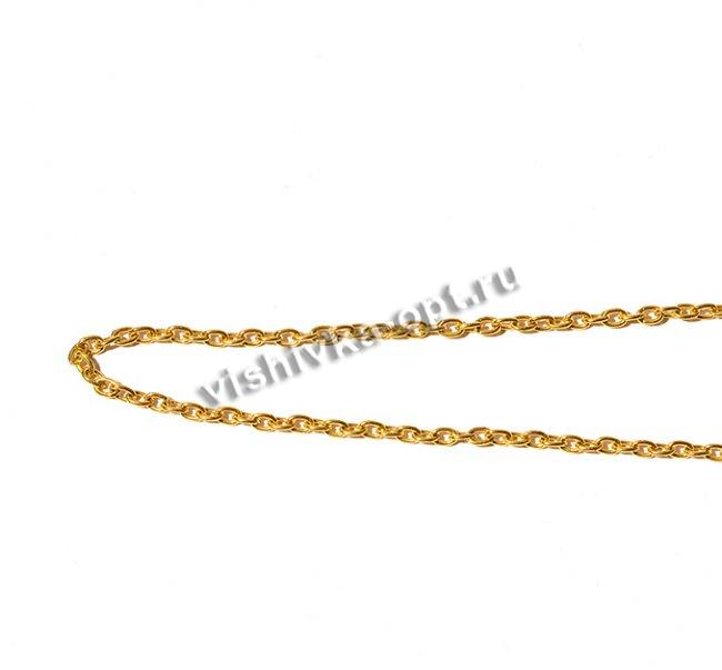 Цепь металл декоративная 11544-5 звено 4*3мм (45-50м) цвет:золото