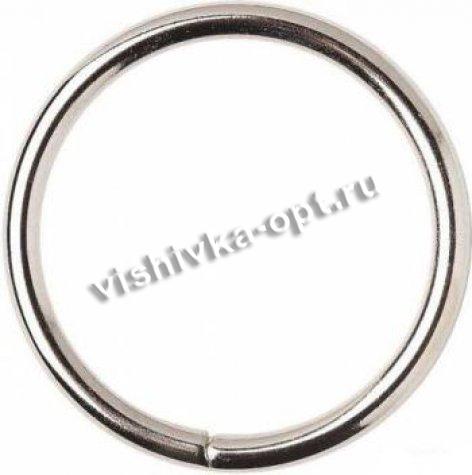 Кольцо металл №8072 разъемное 15/21мм (50шт) цвет:никель