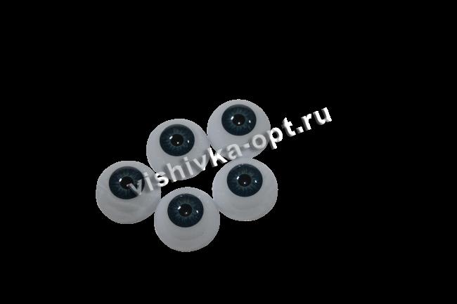 Глаза  R-22 акриловые d 22мм (10шт) цвет:индиго