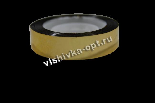 Скотч декоративный металлизированный 12мм (12шт) цвет:золото