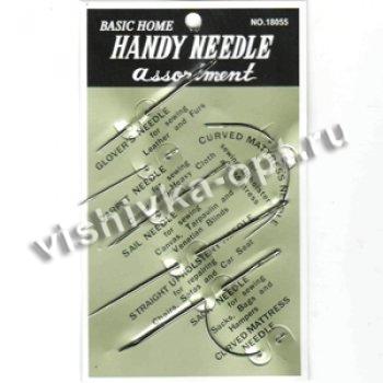 Набор игл "Handy needle"№ 18055 для ручного шитья (1шт) цвет:цветной