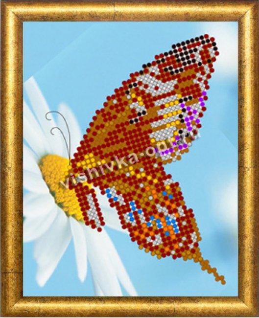 «Диамант» схема с клеевым покрытием для алмазной вышивки ДВ-017 «Бабочка» 10*13см (1шт) цвет:ДВ-017