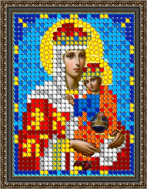 «Светлица» набор для вышивания бисером 8687Л «Св. Анна Пророчица» бисер Чехия 6*7,5см (1шт) цвет:8687Л