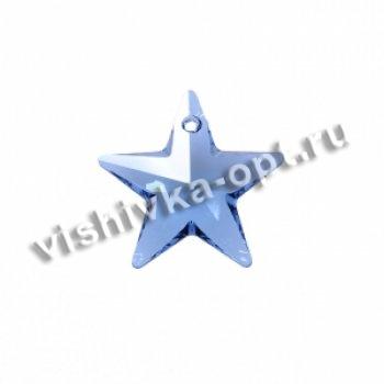 Кулон 6714 Star Pendant 20мм (1шт) цвет:211-Light Sapphire