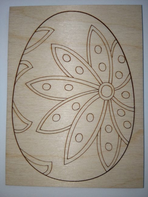Добрый мастер деревянная заготовка для декупажа №16589 "Яйцо" 9,1*6,5см (1шт) цвет:дерево