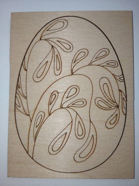 Добрый мастер деревянная заготовка для декупажа №16591 "Яйцо" 9,1*6,5см (1шт) цвет:дерево