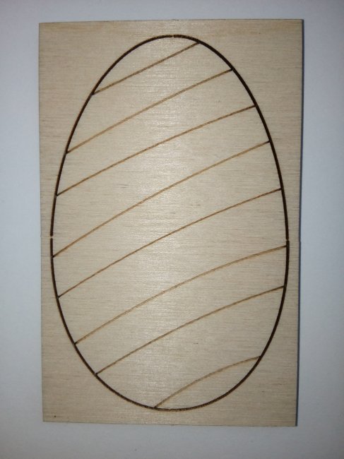 Добрый мастер деревянная заготовка для декупажа №16599 "Яйцо" 7,7*4,9см (1шт) цвет:дерево