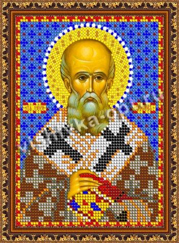 «Светлица» рисунок на ткани для вышивания бисером 764М «Св. Григорий» 12*16см (1шт) цвет:764М