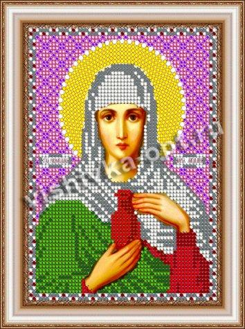 «Светлица» рисунок на ткани для вышивания бисером 738М «Св.Мария Магдалина» 12*16см (1шт) цвет:738М